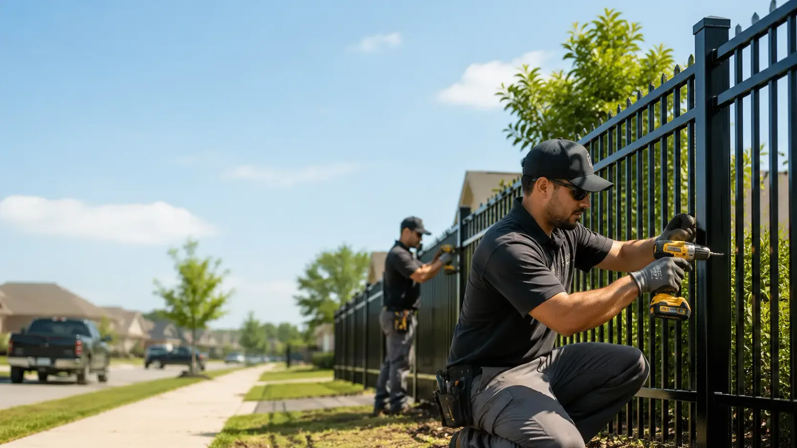 Metal Fence Installation in Northborough, MA